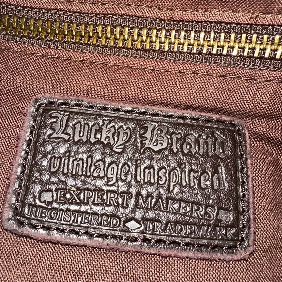 Lucky Brand Chevron Patchwork Leather Bag - Picture 5 of 7